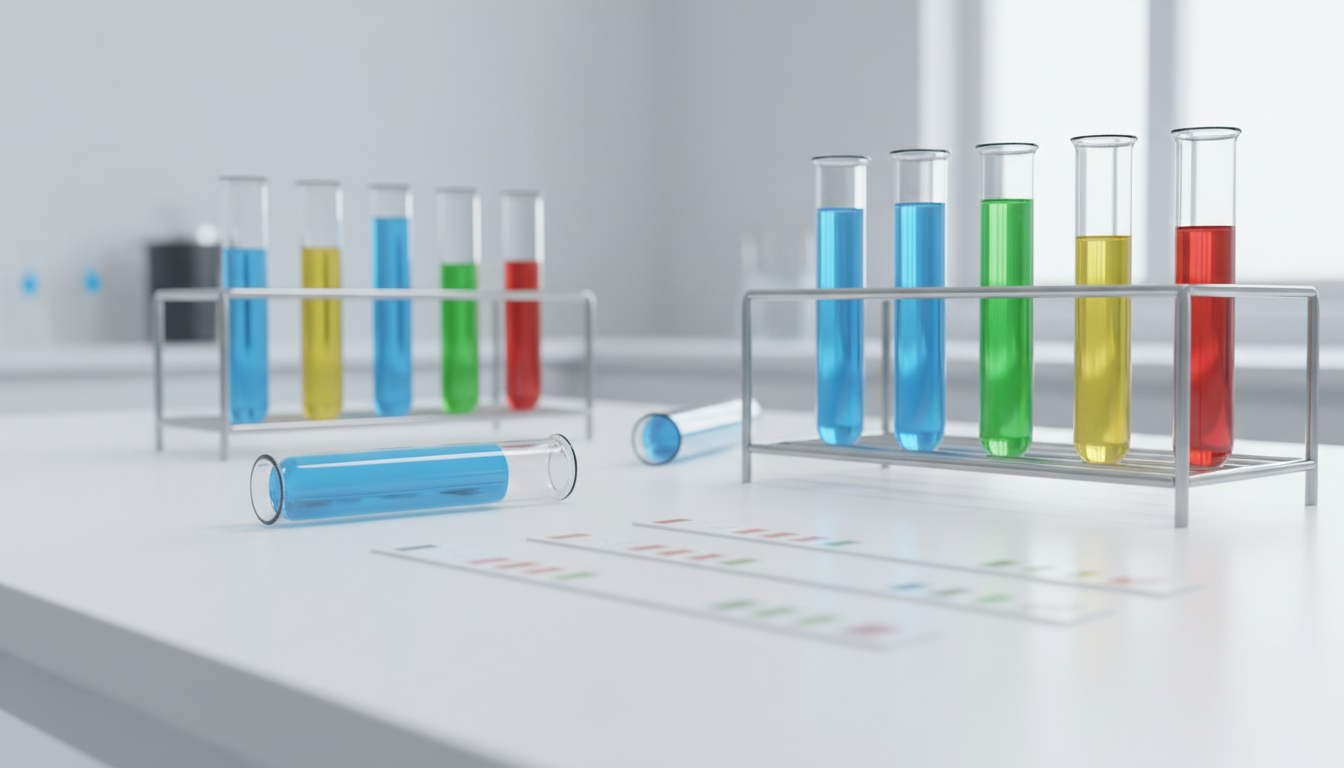Illustrazione AI concettuale del contesto di laboratorio