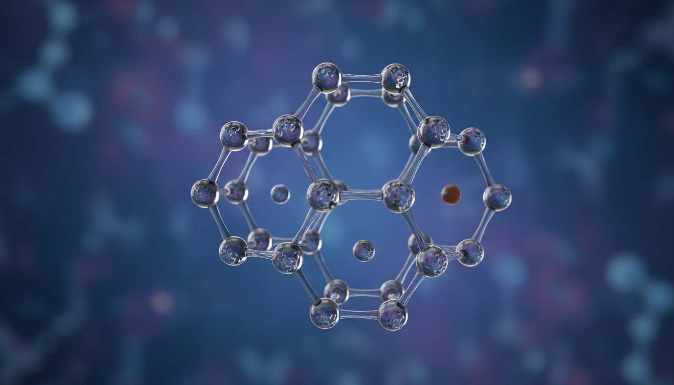 Visualizzazione AI concettuale dei difetti cristallini